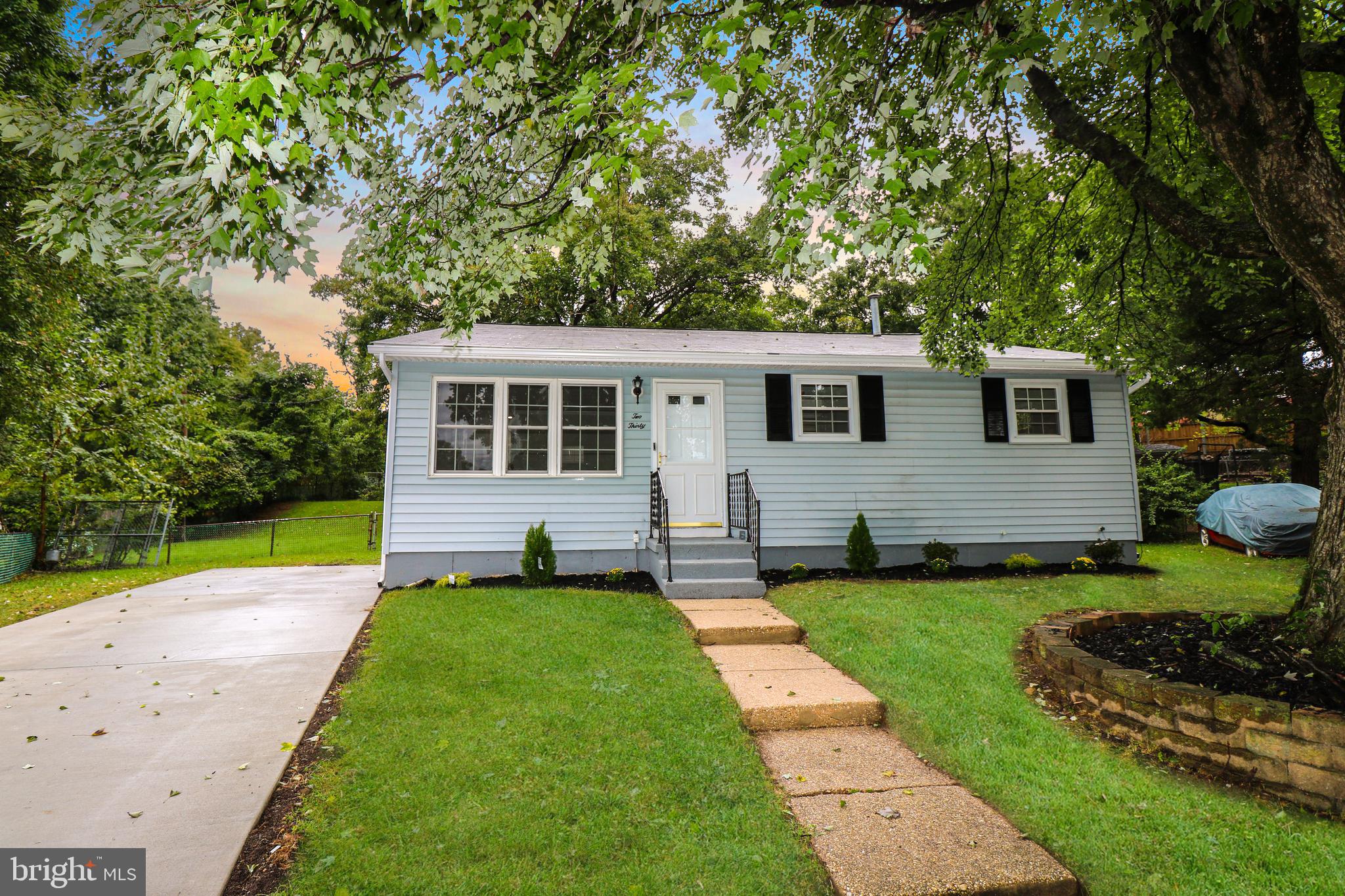Beautifully renovated rancher with addition in the Maryland City subdivision of Laurel  A perfect sp